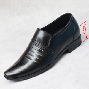 Giày Lười Nam Độn Đế Da Bò, Tăng Chiều Cao 7cm - HT.NeO.5143 11 Giay don de tang chieu cao 13 1