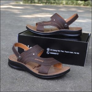 Sandal Da Ngựa Đế Đúc Cao 3.5Cm - 4197 11 dep xang dan nam 12