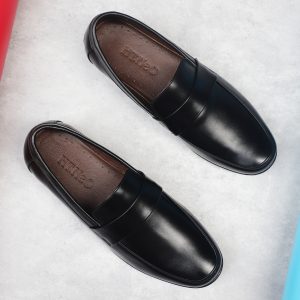 Giày Mọi Nam Da Bò Đai Ngang, Giày Lười Nam Đế Bằng - HT.NeO.5447 11 IMG 7841
