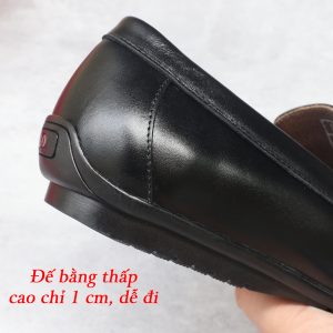 Giày Mọi Nam Da Bò Đai Ngang, Giày Lười Nam Đế Bằng - HT.NeO.5447 14 IMG 7844