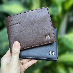 Ví Nam Ngang Da Bò Mềm 2 Màu Nâu Và Đen – HT.NeO.5969